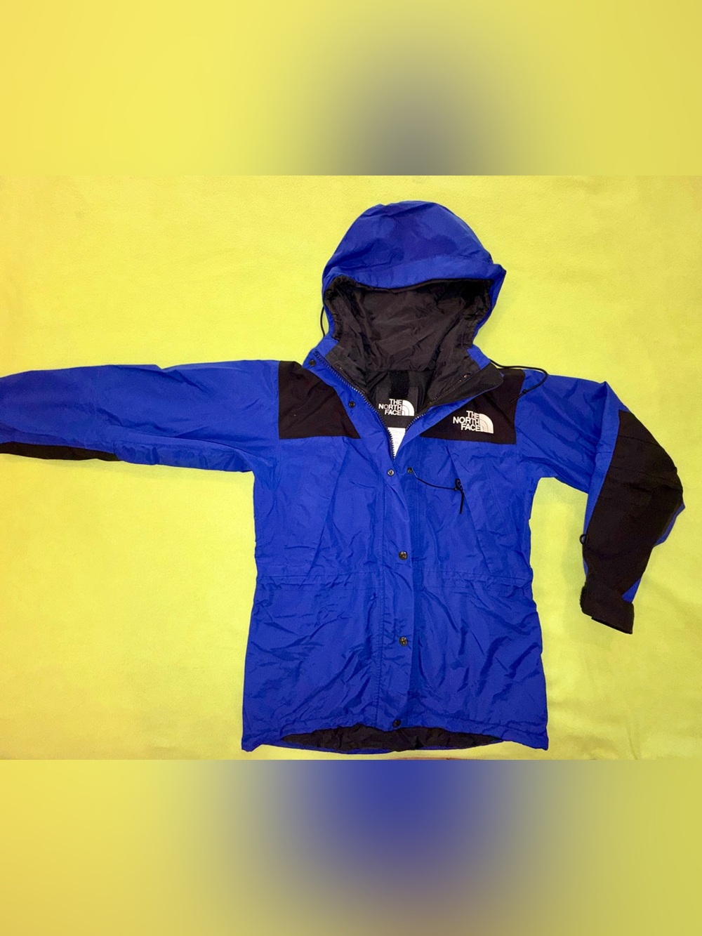 Vintage The North Face Gore-Tex Mountain Jacket - Royal Blue/Black - Women’s S